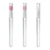 Makeup Brushes Silicone Lip Brush Portable med Cover Dust-Proof Film Sequin Eye Shadow Lipstick