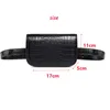 Midjeväskor Fashion Women Luxury Leather Fanny Pack Alligator Belt Vintage Mini Black Chest Pouch Small Phone Bag 230713