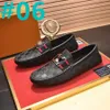 68 modèle hommes en cuir véritable Designer Slip On Dress Chaussures Brogues Wedding Party Business Flats Classique Marque Casual MocassinsTaille 38-46