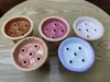 Nowy styl palenie kolorowe ceramika lody w stylu babeczki hakah shisha wodna bąberz przenośny innowacyjny filtr Bong Bowl ROZPOCZYNIK DHL