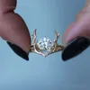 Bling Bling VVS Moissanite Кольцо 100% 925 Серебряные кольца стерлингового кольца.