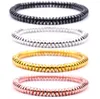 Strand No Magnetic 6MM Disc Hématite Perles Bracelet Élastique Femmes Hommes Couleur Pierre Perlée Chakra Bracelet Bijoux