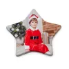 Neue 2024 Sublimation leere Keramik Anhänger kreative Weihnachtsschmuck Wärmeübertragung Druck DIY Keramik Ornament 6 Stile 0714