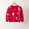 Nieuwe herfst en winter kinder kerst cartoon trui jongens en meisjes pullover trui