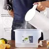 Garrafas de água 3L jarro frio chaleira de grande capacidade com torneira dispensador de bebida gelada cozinha geladeira suco acessórios