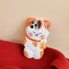 Cute 3D Lucky Cat Phone Case For iPhone 14 Plus 11 12 13 Pro Max X XR XS Max Soft Cover Silicone Shockproof Cases For 14 Pro L230619