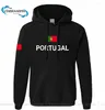 Sweatshirt Masculina Portugal Masculina Sweat Hip Hop Streetwear Futebol Camisola Futebolista Fato de Treino Nação Bandeira Portuguesa PT