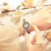 손목 시계 2023 reelogio feminino rhinestones watch watch watch ladies creative steel 여자 팔찌 여성 방수 시계