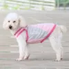 Abbigliamento per cani Gilet rinfrescante per animali domestici Camicia estiva per cani di grossa taglia T-shirt leggera riflettente ad asciugatura rapida Canotta in rete traspirante