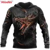 Herr hoodies tröjor herrstrumpor attooo och Dungeon Dragon 3D-tryck unisex lyxiga hoodie herrtröja blixtlås med slapp jacka size s-5xl z230717