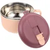 Bowls Preserved Fast Cup Compact Ramen Bowl Stainless Steel Container Soup Daily Use Noodle Pp Wear Resistant Student Lid