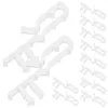 Rideau 12 Pcs Pièce Sheer Store Pièces De Rechange Stores Acrylique Cantonnière Clips Retenue Fenêtre Clair