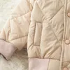 Hiver enfants enfants tissu Faux duvet garder au chaud vêtements 2 pièces/ensembles bébé filles bébé garçons combinaison de neige manteaux pantalon pardessus 0-5 ans