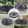 Dekoracje ogrodowe 1 zestaw ekologicznych ekologicznych mocy Dodaj ptasie kąpiel staw słoneczną fontanną materiały gospodarstwa domowego
