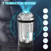 Masseur de Masturbation masculine, Machine d'aspiration automatique à vibrations pour hommes, Simulation Tpe, masturbateur vaginal, boutique de fournitures pour adultes