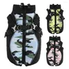 Vêtements pour chiens petit manteau d'hiver 2 en 1 harnais veste temps froid vêtements pour animaux de compagnie Camouflage gilet chaud avec fermeture éclair facile à mettre et à enlever