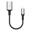 OTG Tip C Erkek - USB 3.0 2.0 Kadın Kablo Adaptörü USB'ye Tip C adaptör konnektör verileri Kablosu Dönüştürücü MacBook Pro için Mavi Işık