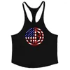 Herrtankstoppar muskel! 2023 Gym Vest Bodybuilding Clothing and Fitness Men Underhirt Shirt XXL