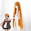 Parrucca Cosplay Persona 5 P5 Futaba Sakura lunga 90 cm dritta213c