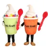 Simulation Ice Cream Mascot Costume Halloween Christmas Fancy Party Dress Summer Cartoon Character Suit Carnival Unisex Adults Out199N