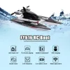 Elektriska/RC-båtar 1 Ställ in miljövänlig 2.4G fjärrkontroll Snabbbåt Yacht Toys USB Laddning RC Boat Toy Capsize Protection Children Gift 230713