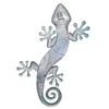 Decorazioni da giardino Metal Lizard GECKO Wall Art Home Decorazione da giardino per statue all'aperto Sculture e figurine Miniature Ornamenti cortile L230714