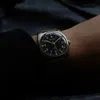 Diğer Saatler Merkur W10 Vintage İzle İngiliz Askeri Alan Mens Mekanik El Rüzgar Aydınlık Lekeli Çelik 38mm Kasa 230714