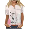Women's T Shirts Y2k Clothes Women Elegant Unique Casual For Summer Print Short Sleeve Plus Size Camisetas