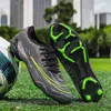 Foots Shoes Football Boot Мужские TF/FG Blue High Top Non Slip Outdoor Football Boots Мужские и женские футбольные обувь 230714