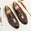 Glands hommes mocassins chaussures habillées décontractées chaussures en cuir microfibre pour homme grande taille 38-46 chaussures formelles