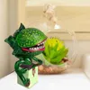 Decorazioni da giardino Piranha Fiore Giardino Foresta Pianta carnivora Statua Horror Zombie Piranha Pianta artificiale Halloween Decorazione giardino domestico L230714