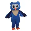 2019 haute qualité hibou mascotte costume carnaval déguisements costumes école mascotte collège mascotte291y