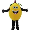 2019 Discount factory yellow lemon mascot costumes fruit mascot costumes Halloween Costumes Chirstmas Party Adult Size Fancy 248C