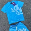 Heren Trainingspakken Katoen Korte Mouwen Shorts Pak Mannen Vrouwen American Ins Zomer Casual Sport Tweedelig Y2k Street Style Knappe Veelzijdig 230713