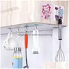 Hooks Rails Thicken Pattern Transparent Strong Self Adhesive Door Wall Hangers Hook Suction Heavy Load Rack Cup Sucker Kitchen Bat Dhdhn