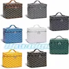 Luxurys Designers Clutch Womens Make Up Bags本物の革のメンズミニ荷物メイクアップハンドバッグショルメティックバッグ