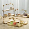 Plates Forest Series Wooden Dessert Stand Display Rack Props And Decorations Nordic Wedding Iron Cake Tray