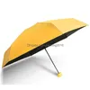Umbrellas Capse Case Umbrella Tra Light Mini Folding Compact Pocket Sun Protection Windproof Rainy Sunny Dbc Drop Delivery Home Gard Dhjmt