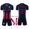 Tute da uomo Personalizzate Uomo Bambini Maglie da calcio Completo Ragazzi Divise da calcio Futebol Set di magliette Kit da calcio Bambini Ragazze Abbigliamento sportivo Abbigliamento Calzino 230713