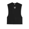 Men's Tank Tops Summer Cut Off Gym Men Bodybuilding Sleeveless T Shirt Fitness Singlets Mesh Quick Dry Sportswear Muscle Vest Clothing