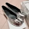 Sandals Silver Split Toe Women Flats Retro Ballet Flat Tabi Shoes Casual Slip-on Loafers Ladies Espadrilles Comfortable Zapatillas Mujer 230713