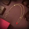 Женщина бренд подвесной ожерелья V Дизайнер письма Pearl Luxury Vlogo Metal Jewelry Женщины Золотое ожерелье 341134