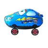 Cartoon Red Blue Car Walking Balloon Uppblåsbar folie Helium Air Balloons Christmas Party Classic Toys