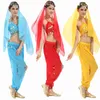 Стадия носить 3pcs/set для взрослого танцевального костюма Belly Bollywood платье для живота Triba Цыганные танцы племенные