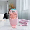 Wholesale Cartoon Portable Mini Handheld Electric Fan Anime Kittys Cat Usb Silent Cooling Fan Children Gift