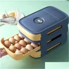 Utensil Crocks Egg Storage Box Kitchen Der Type Refrigerator Fresh Kee Dumpling Household S Holde 211110 Drop Delivery Home Garden H Dhjny