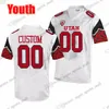 Custom S-6xl Utah Utes College Footbalt Jerseys Bethel Caldarella Cope Dixon Edwards Enis Gilmore Johnson Kudo Mbanazor Meine Moudourou Parks Reed Любой номер имени