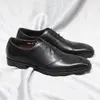Buty Biznes dla koronkowych mężczyzn Sukienka dla mężczyzn Klasyczne biuro formalne obuwie oryginalne skórzane ręcznie robione przyjęcie weselne Oxfords 95 Oxds