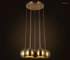 Lampade a sospensione Lampada vintage 7 teste Illuminazione a gabbia industriale Moderno Classico Moda Bronzo Sospensione Apparecchio Industrie Hanglampen