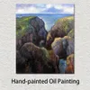 Beroemde schilderijen van Claude Monet Group of Rocks in Port Goulphar Impressionistisch landschap Handgeschilderd oliekunstwerk Home Decor